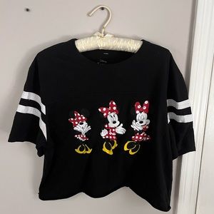 Minnie Mouse Crop Top T-Shirt
